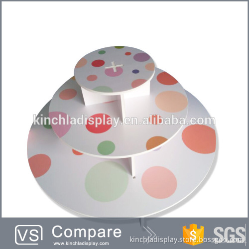 Promotional advertising exhibition floor cardboard display stand for trade show